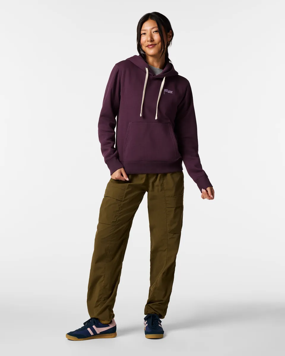 Cotopaxi Flag sweat capuche femme Mystic coton bio