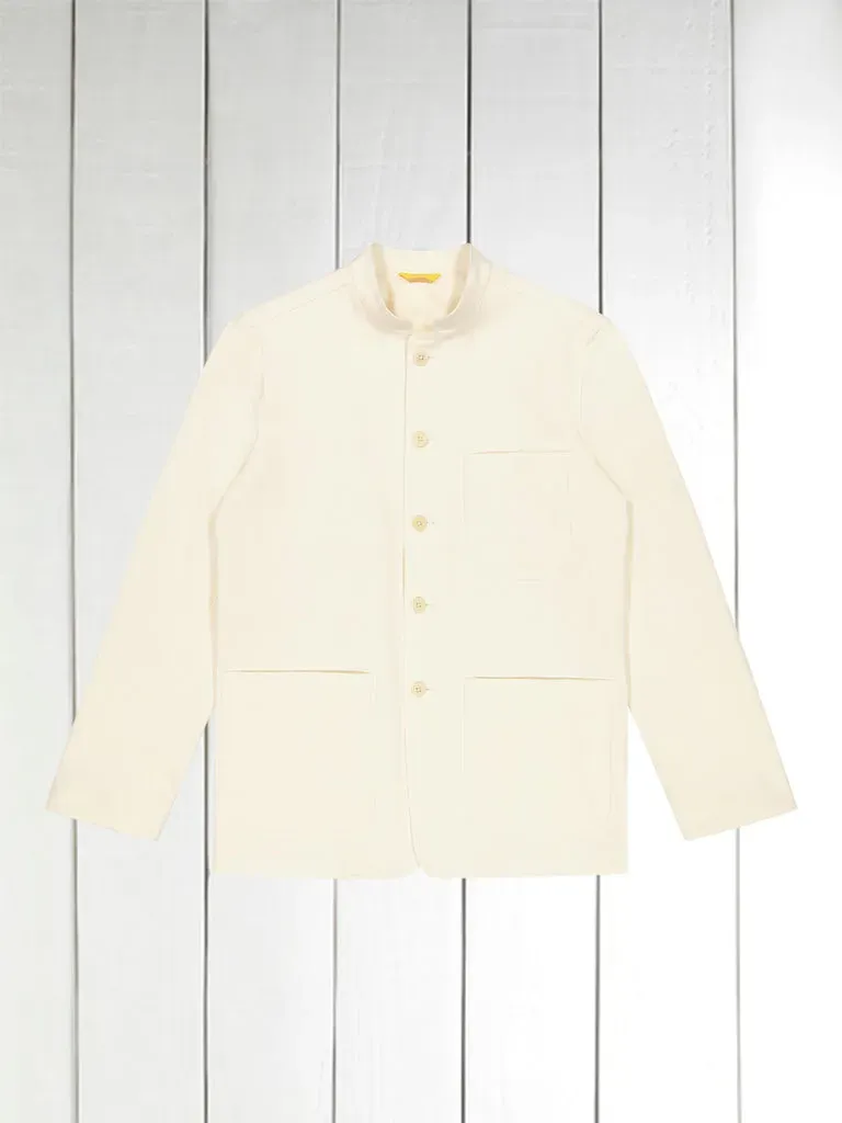 Hollington Tyrol veste fitted ivoire lin et coton