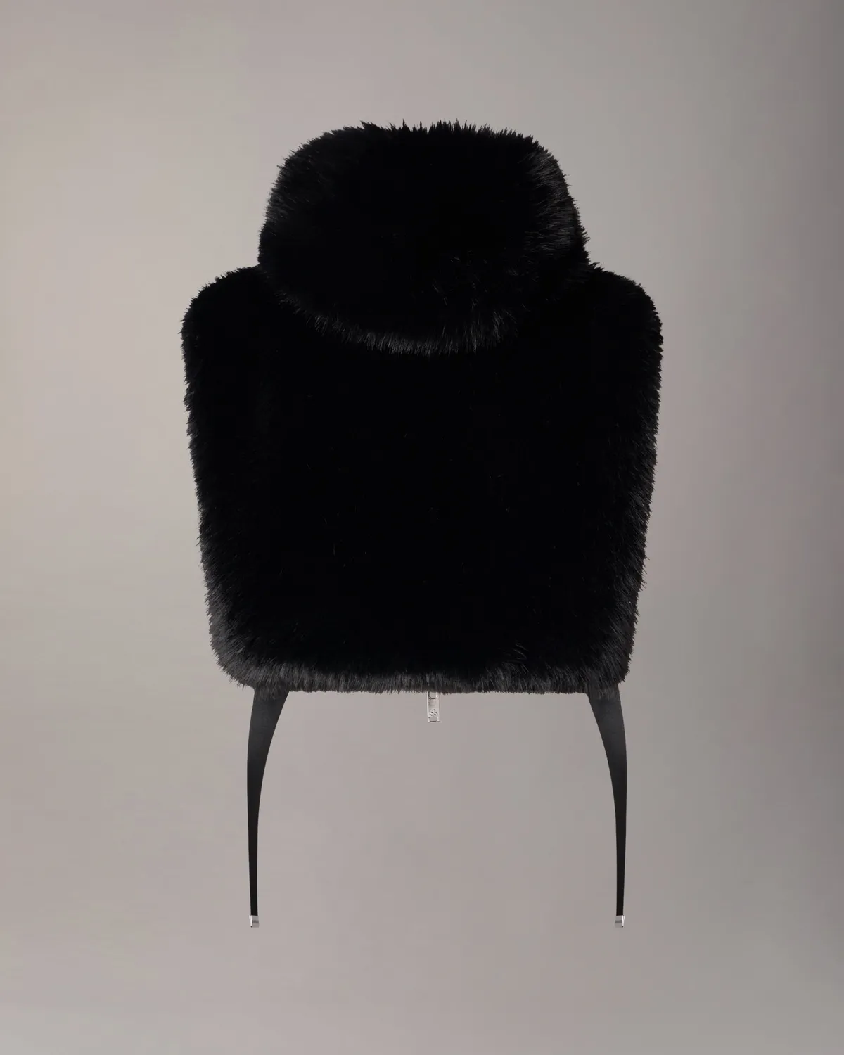 Moose Knuckles Cosmo Faux Fur Vest gilet noir fourrure