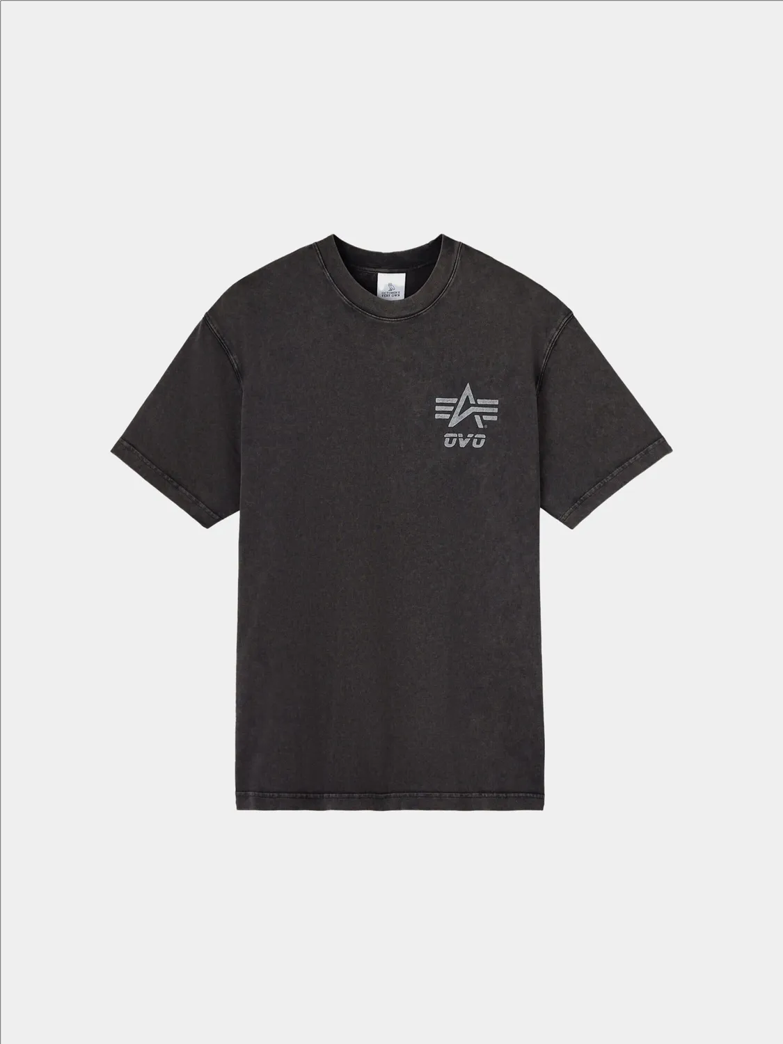 Alpha Industries OVO tee-shirt olive délavé coton ample