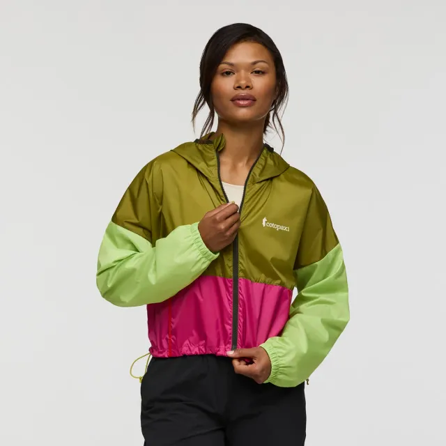 Cotopaxi Teca Crop veste femme Green Juice coupe-vent