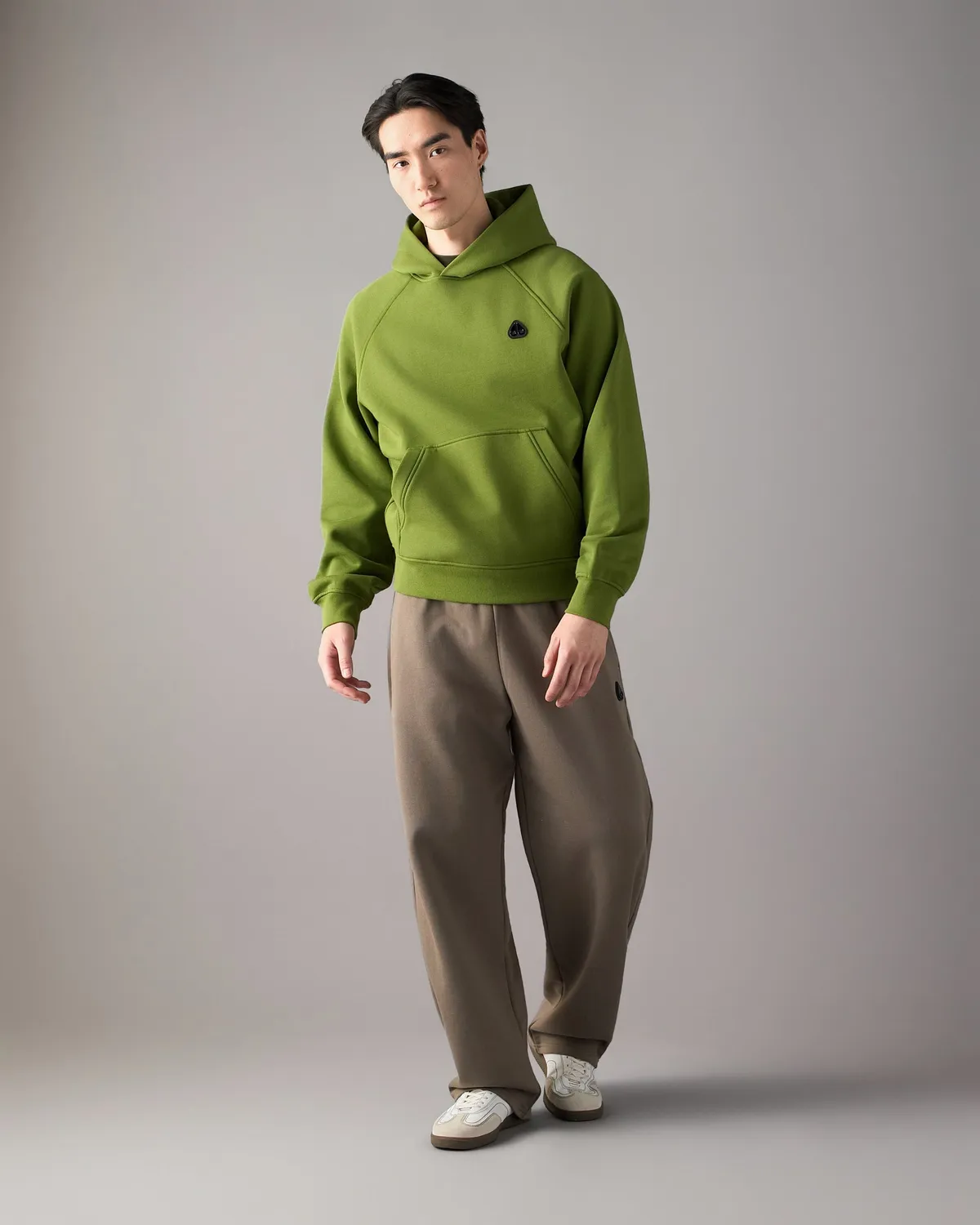 Moose Knuckles Yul hoodie trèfle sweat capuche coton vert