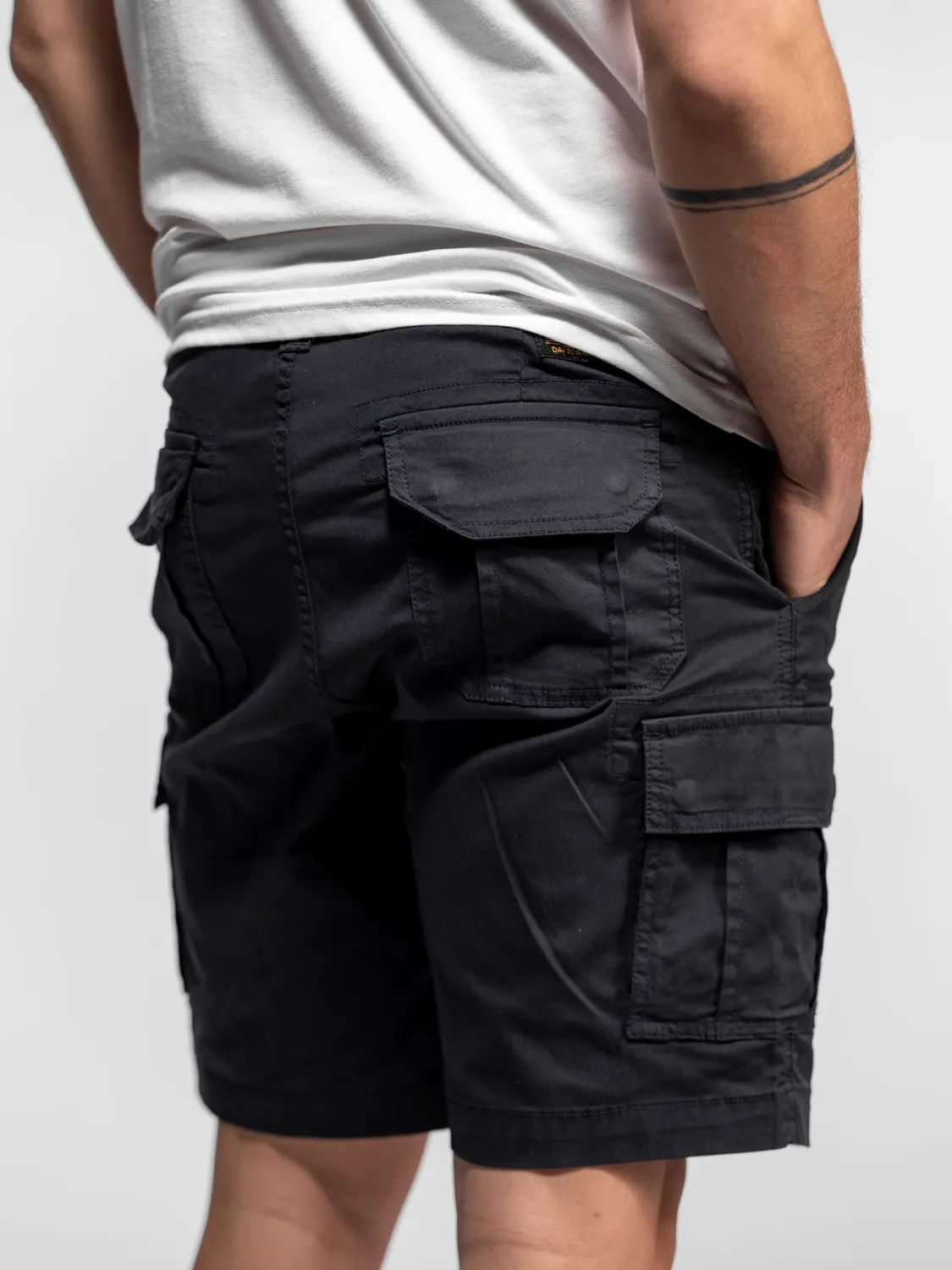Daytona Bostoni short cargo homme beige toile poches