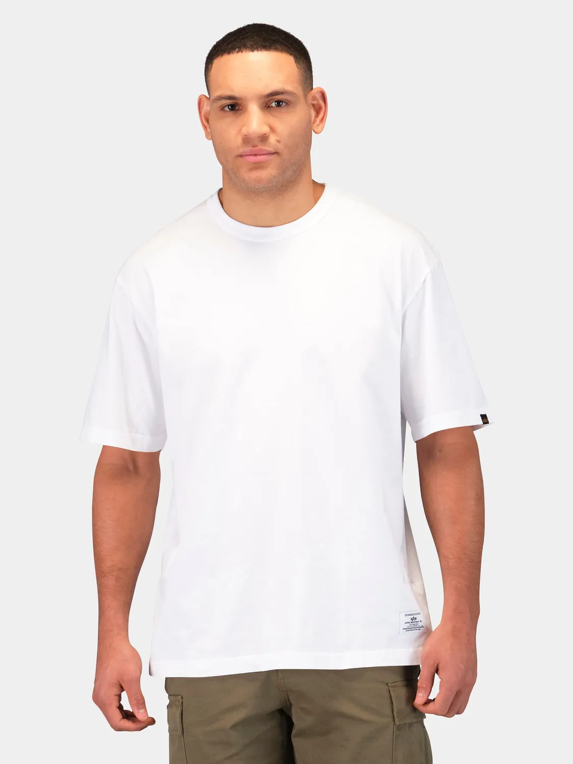 Alpha Industries Relaxed Short Sleeve Tee T-shirt noir coton