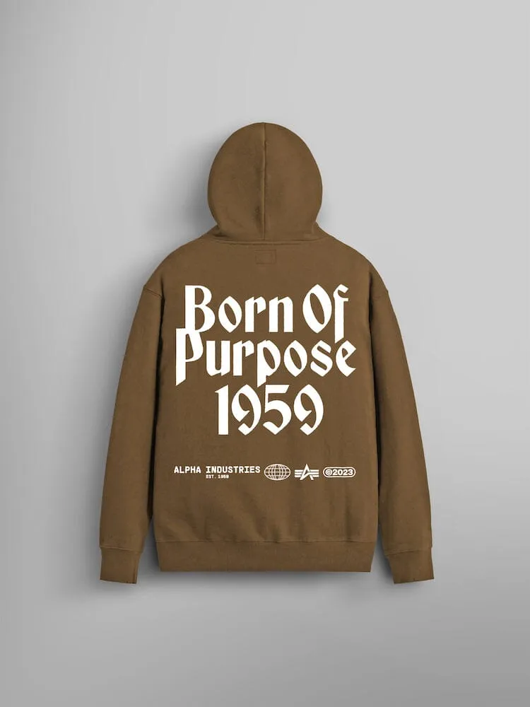 Alpha Industries Born Of Purpose sweat Black coton