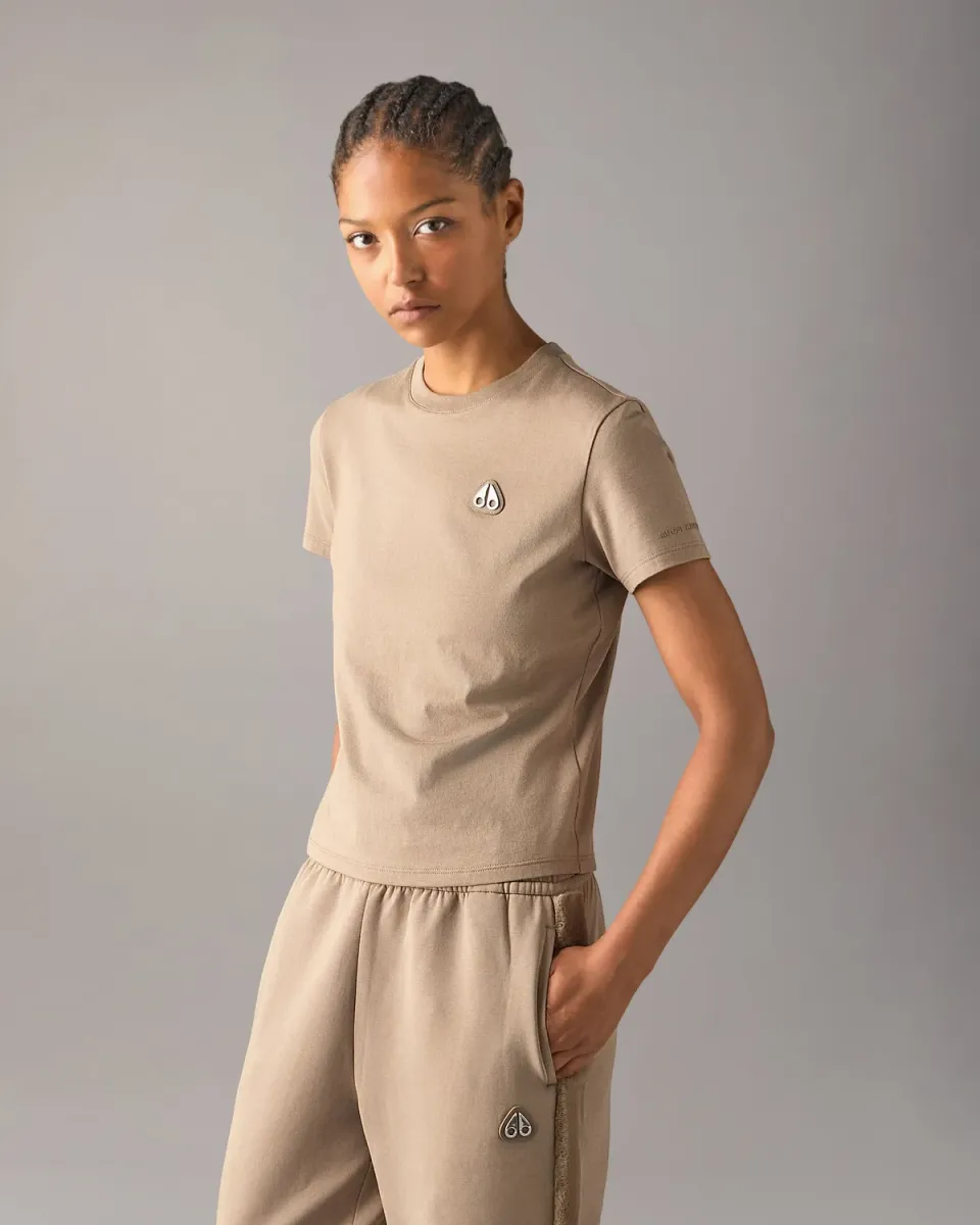 Moose Knuckles Crescent t-shirt coton ashen