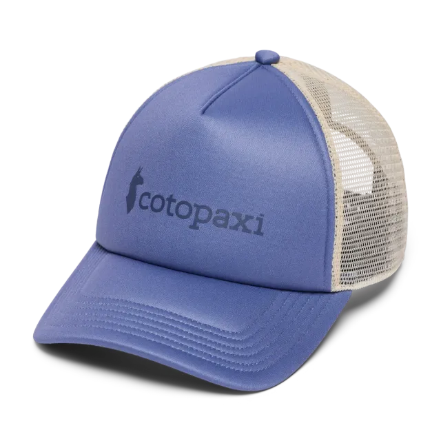 Cotopaxi Vintage Trucker Hat casquette Blue Smoke recyclée