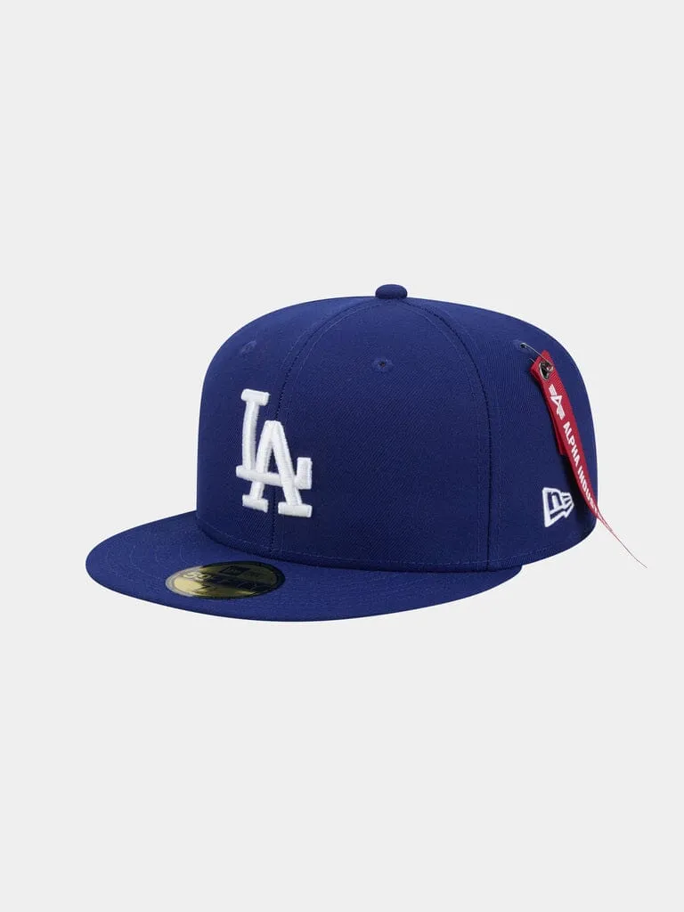 Alpha Industries Dodgers 59Fifty casquette fitted bleu royal