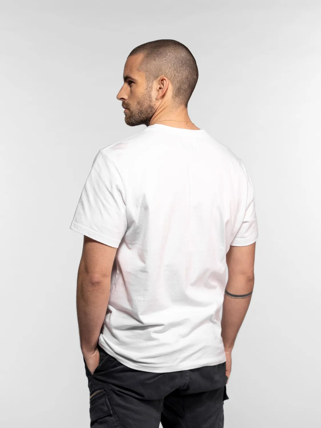 Daytona Rusk t-shirt coton big race blanc