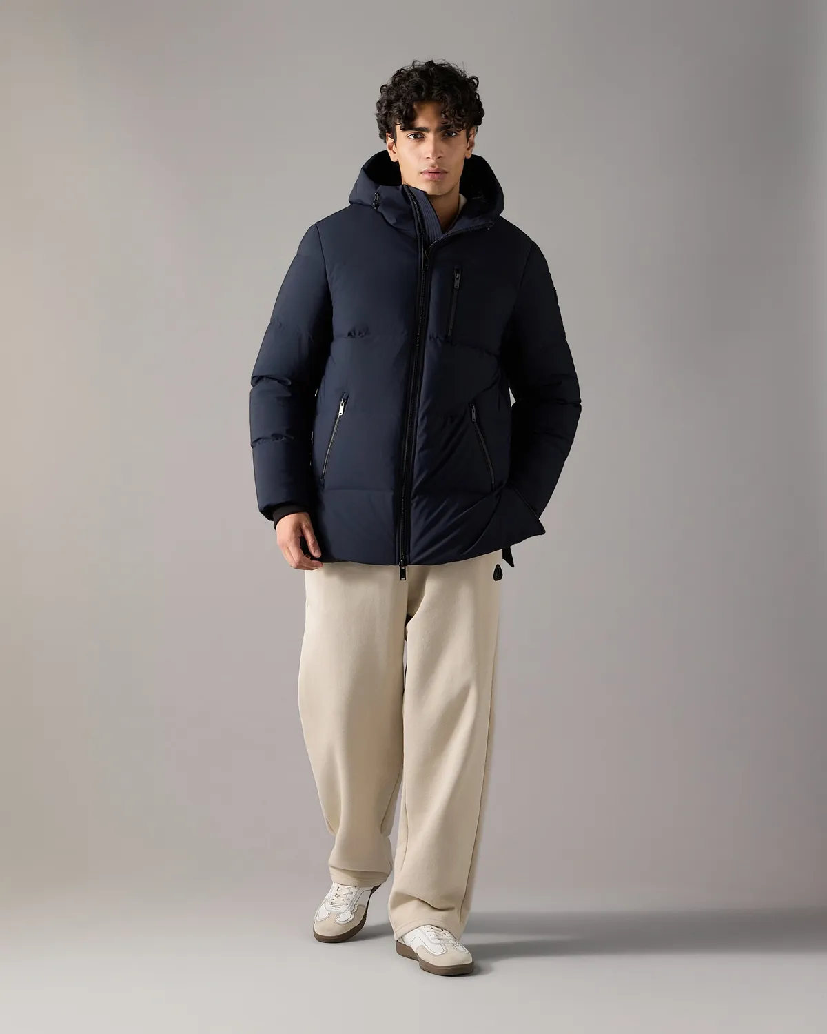 Moose Knuckles Soho 3Q doudoune marine matelassée