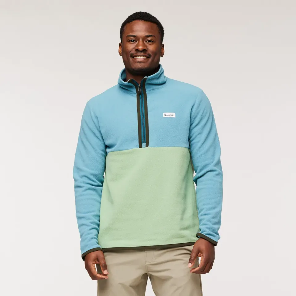 Cotopaxi Amado pull polaire homme Graphite demi-zip recyclé
