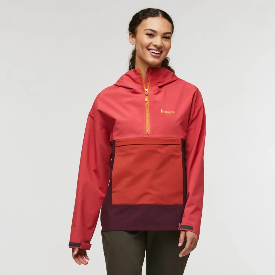 Cotopaxi Cielo Rain Anorak anorak femme Strawberry Wine déperlant