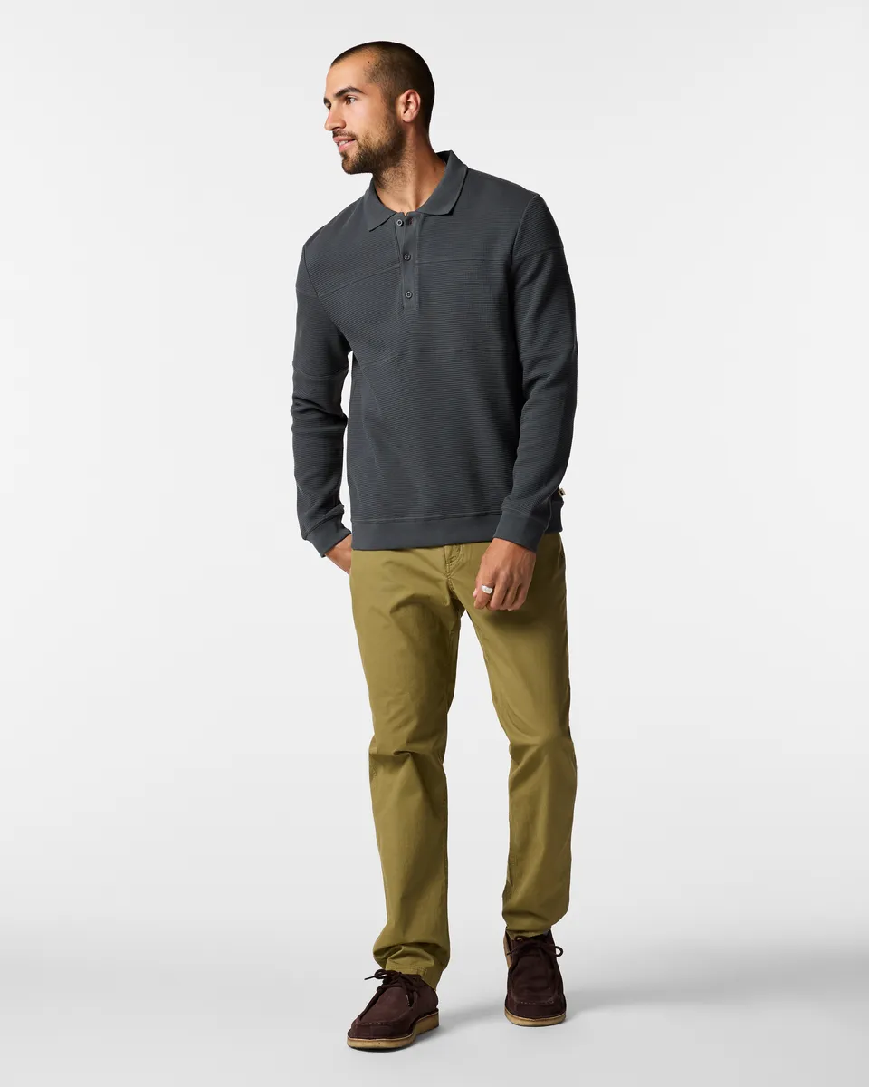 Cotopaxi Atajo Waffle Rugby polo homme maille gaufrée