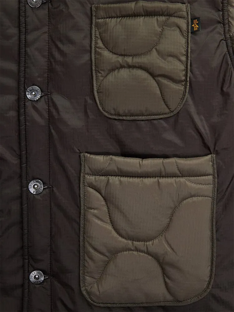 Alpha Industries Chore Coat veste femme chocolat matelassée
