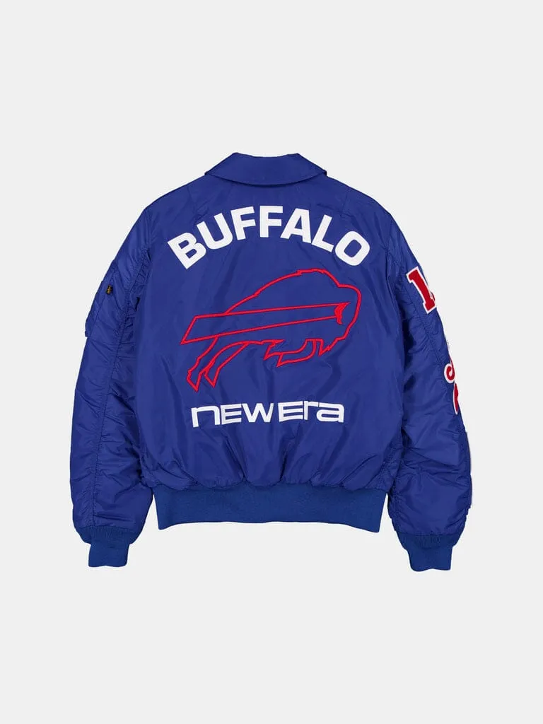 Alpha Industries MA-1 Buffalo Bills bomber Light Royal déperlant