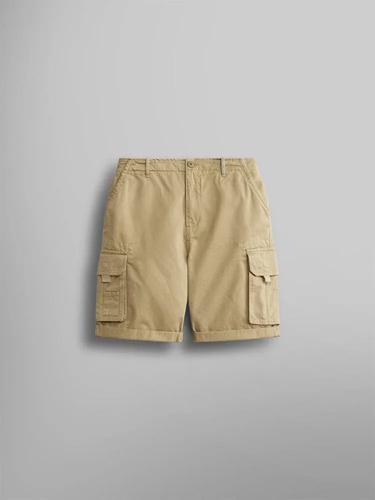 Alpha Industries Crew Short cargo kaki coton
