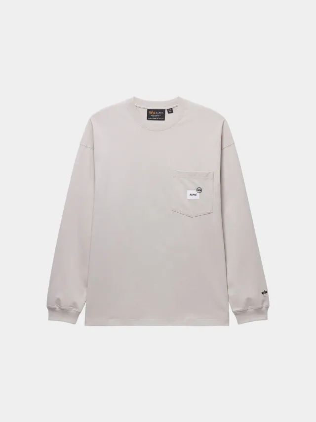 Alpha Industries UNFRM T-shirt Ivoire Poche Coton