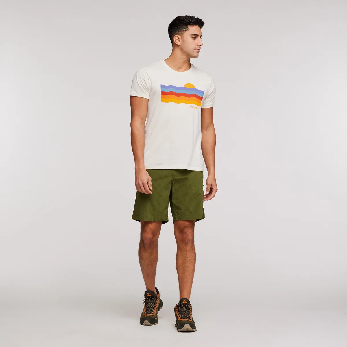 Cotopaxi Salto short homme ripstop coton bio zip voyage