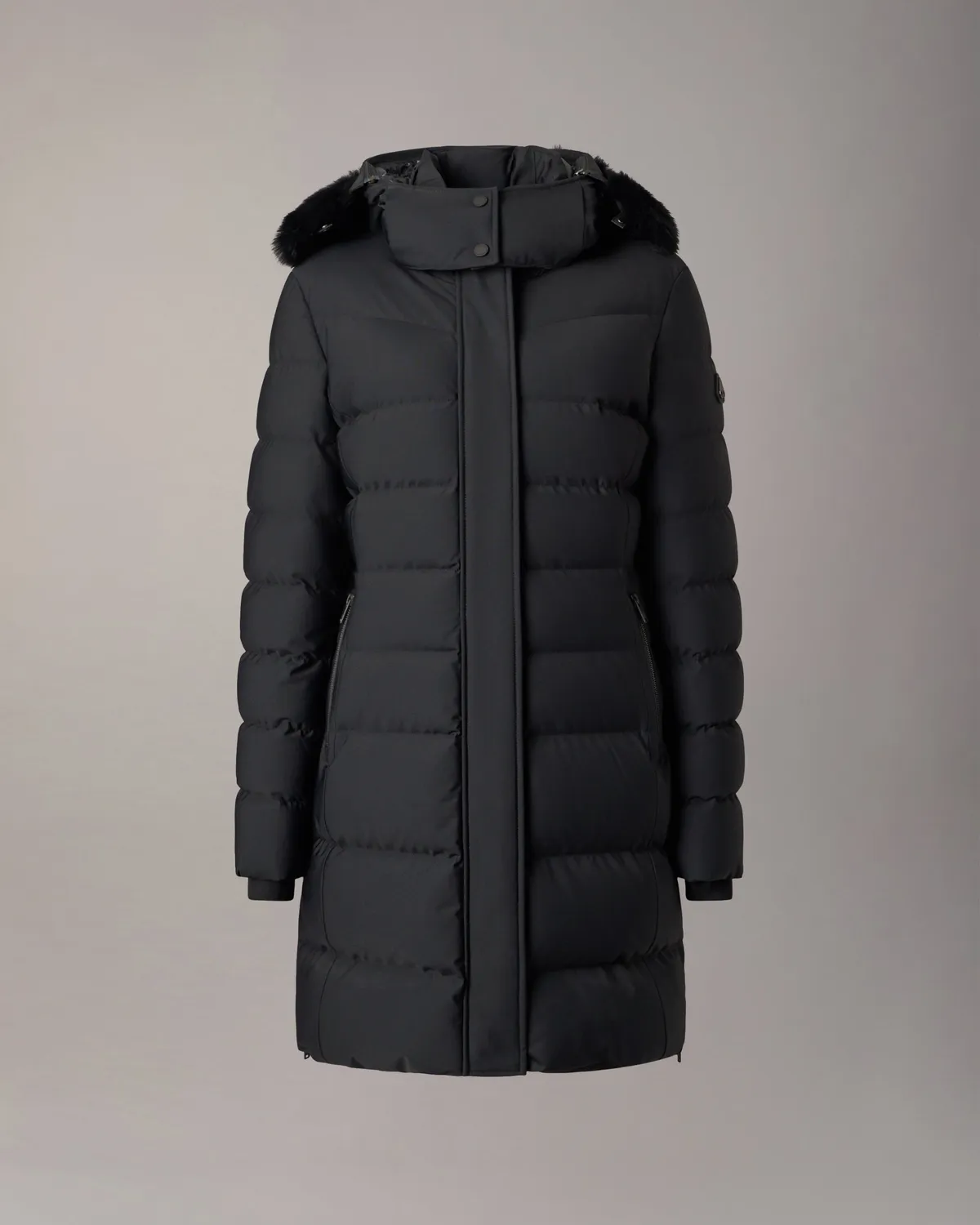 Moose Knuckles Watershed Down Parka parka noir long