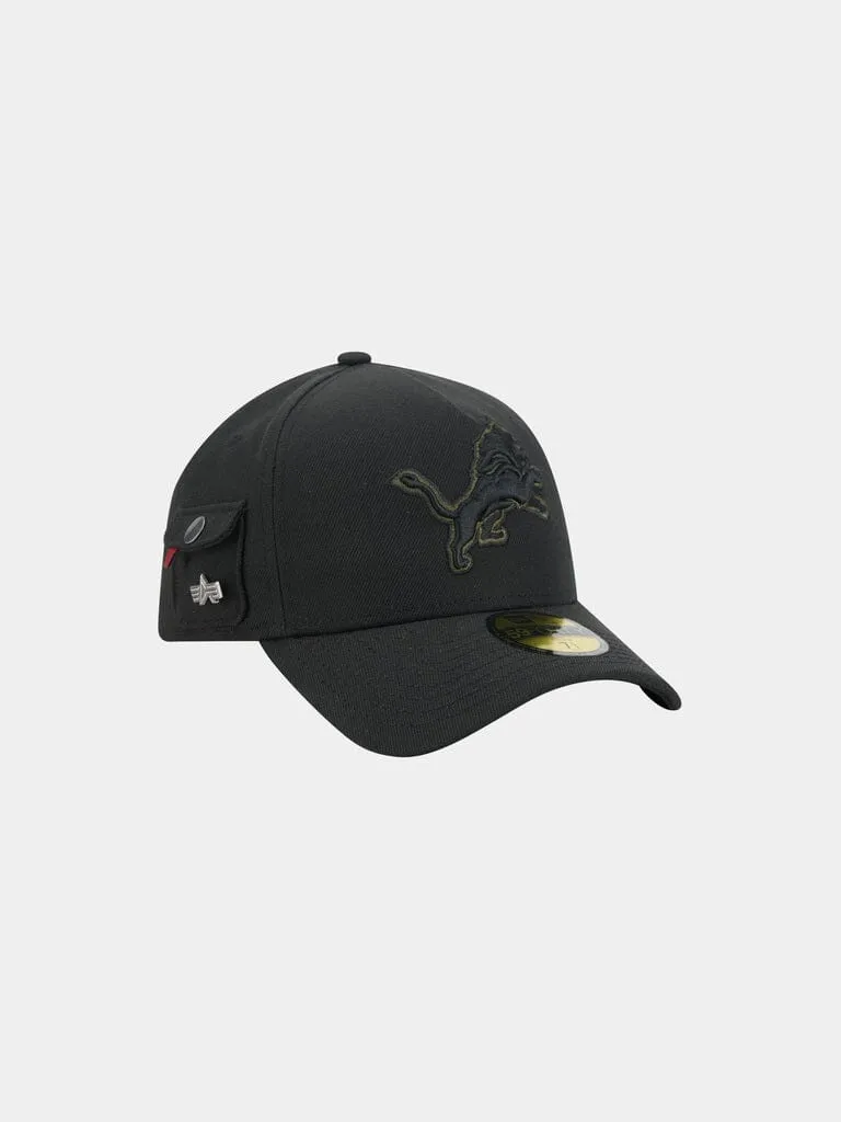 Alpha Industries Detroit Lions New Era 59FORTY casquette noire