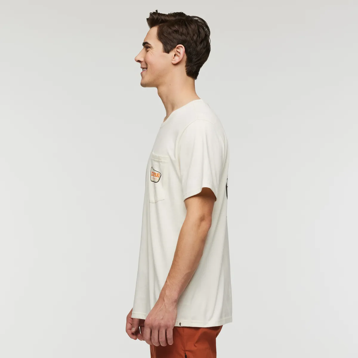 Cotopaxi Camp Life t-shirt homme Lime à poche coton