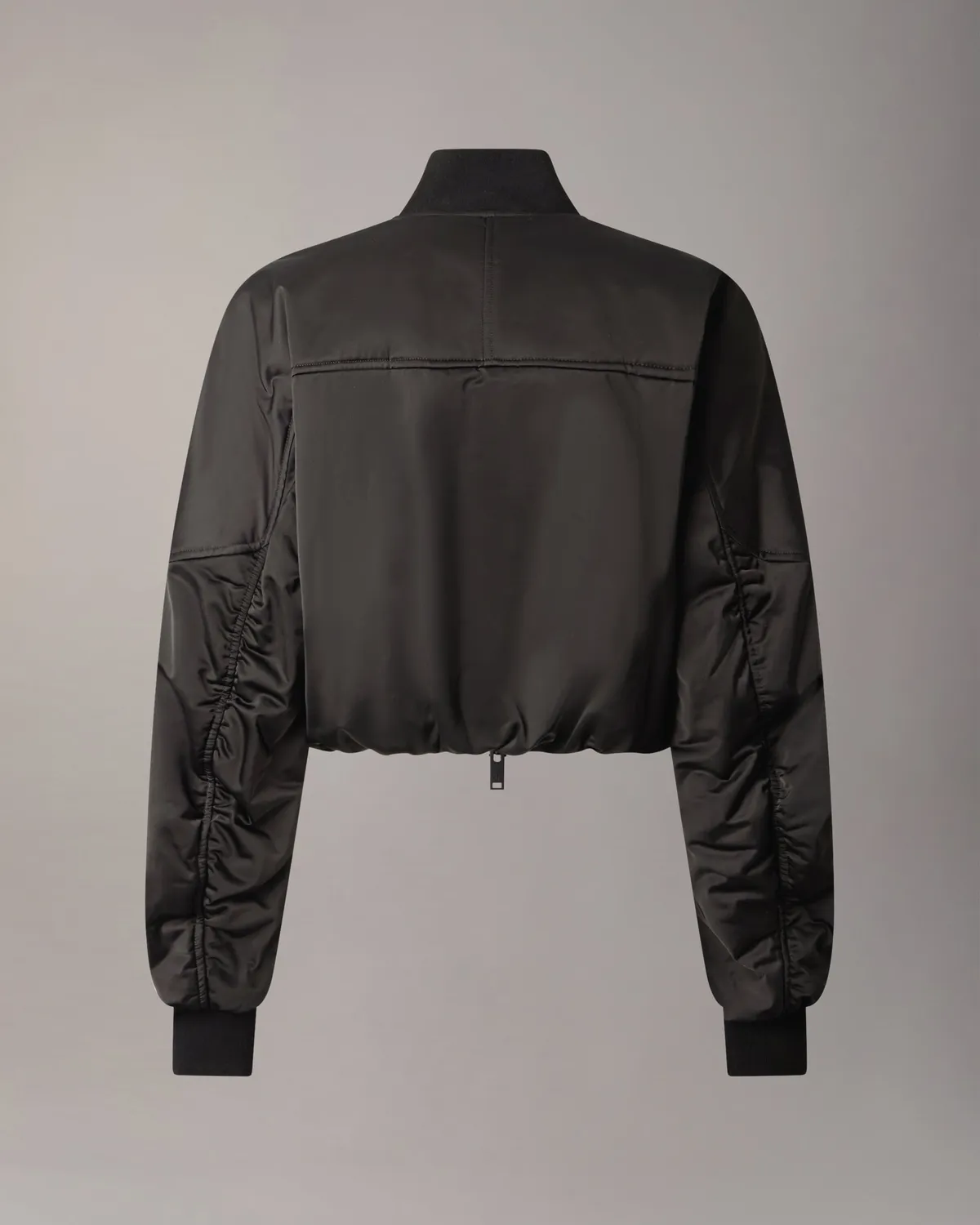 Moose Knuckles Drift Satin bomber noir