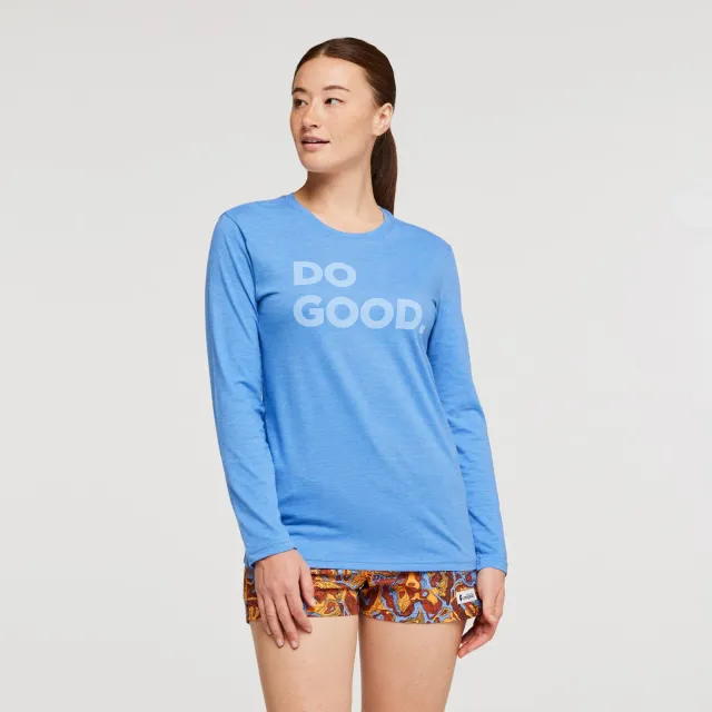 Cotopaxi Do Good t-shirt manches longues femme wine
