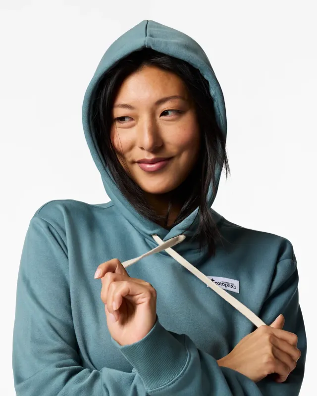 Cotopaxi Llama Patch hoodie femme Everglade coton bio