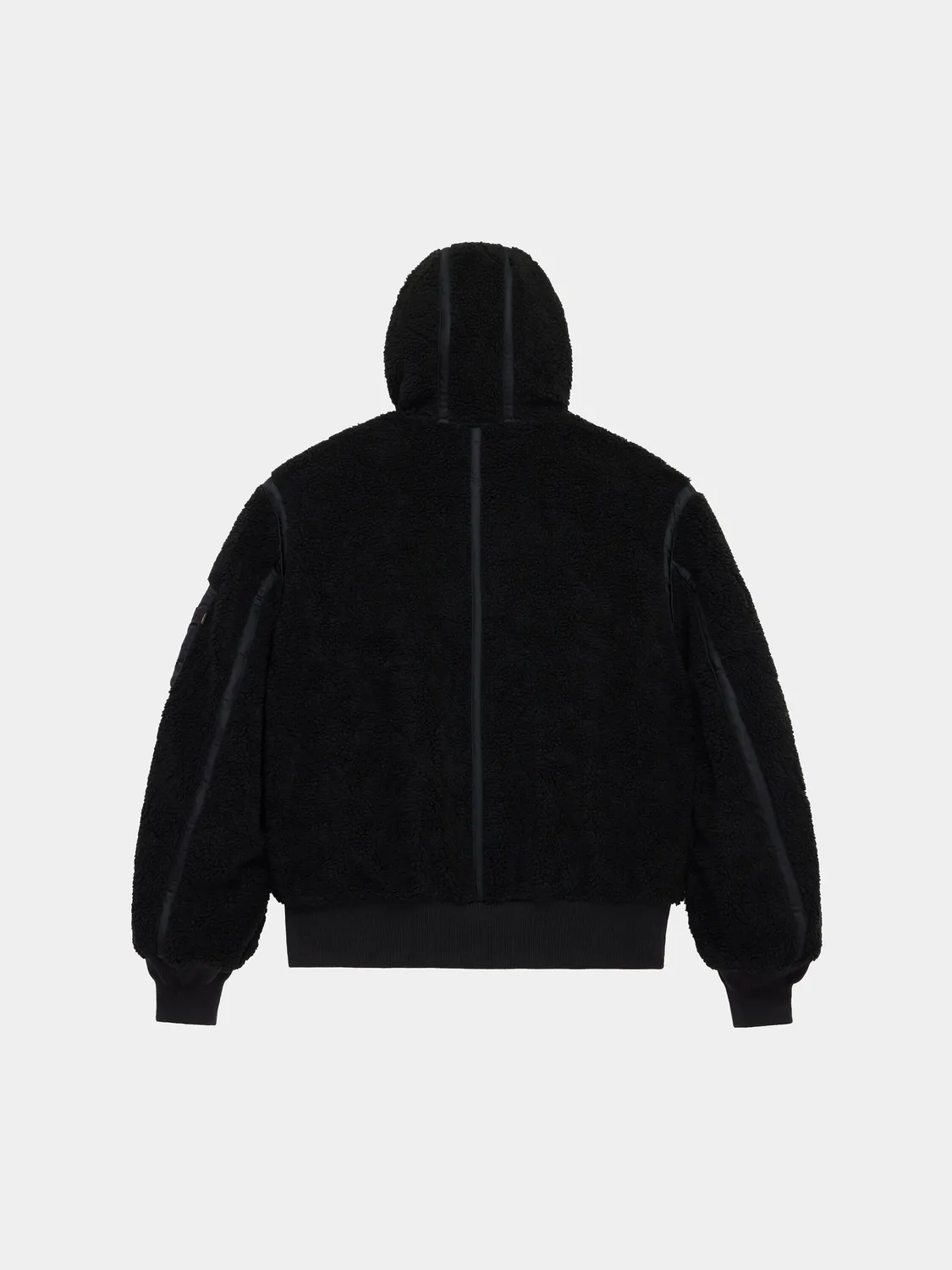 Alpha Industries Sherpa Onion Quilting Flight Jacket blouson noir sherpa
