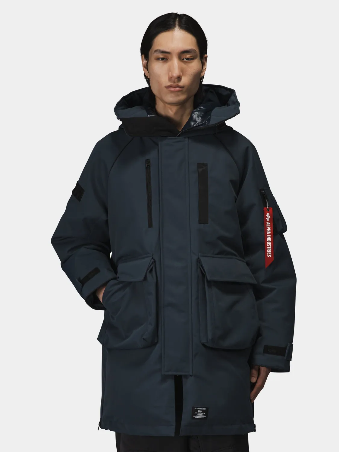 Alpha Industries Sergeant Puffer Parka bleu grand froid