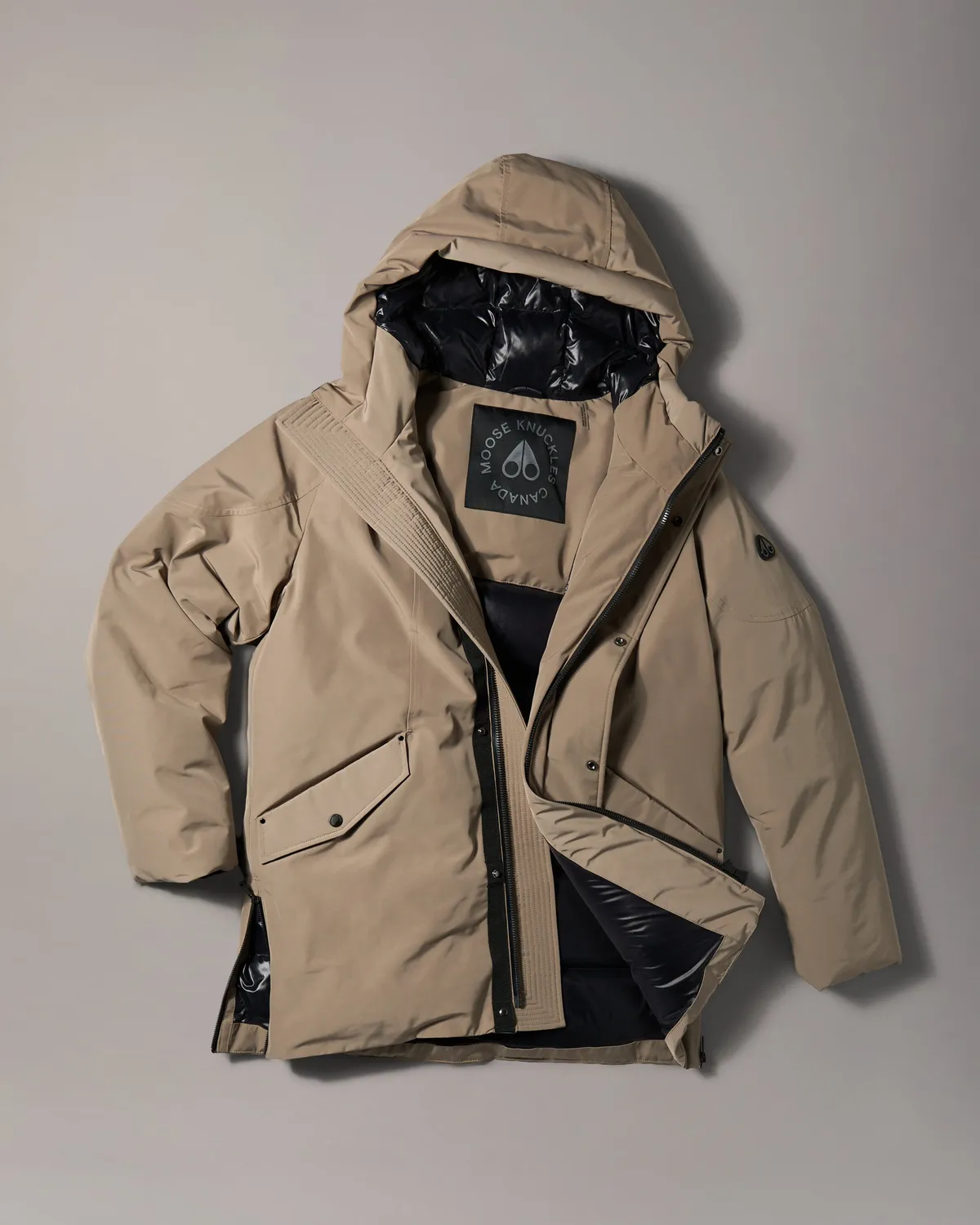 Moose Knuckles West-Ed 3Q doudoune Ashen chaude