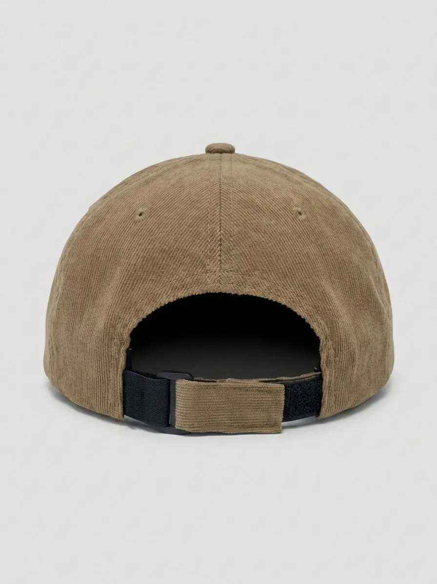 Daytona Pebble casquette velours noir logo brodé
