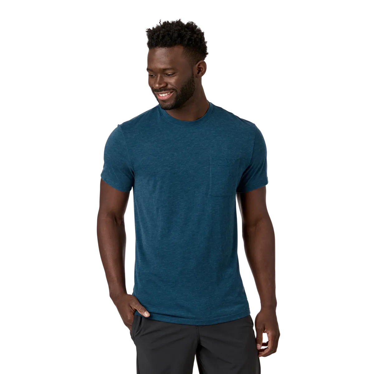 Cotopaxi Paseo Travel Pocket t-shirt homme indigo anti-odeur