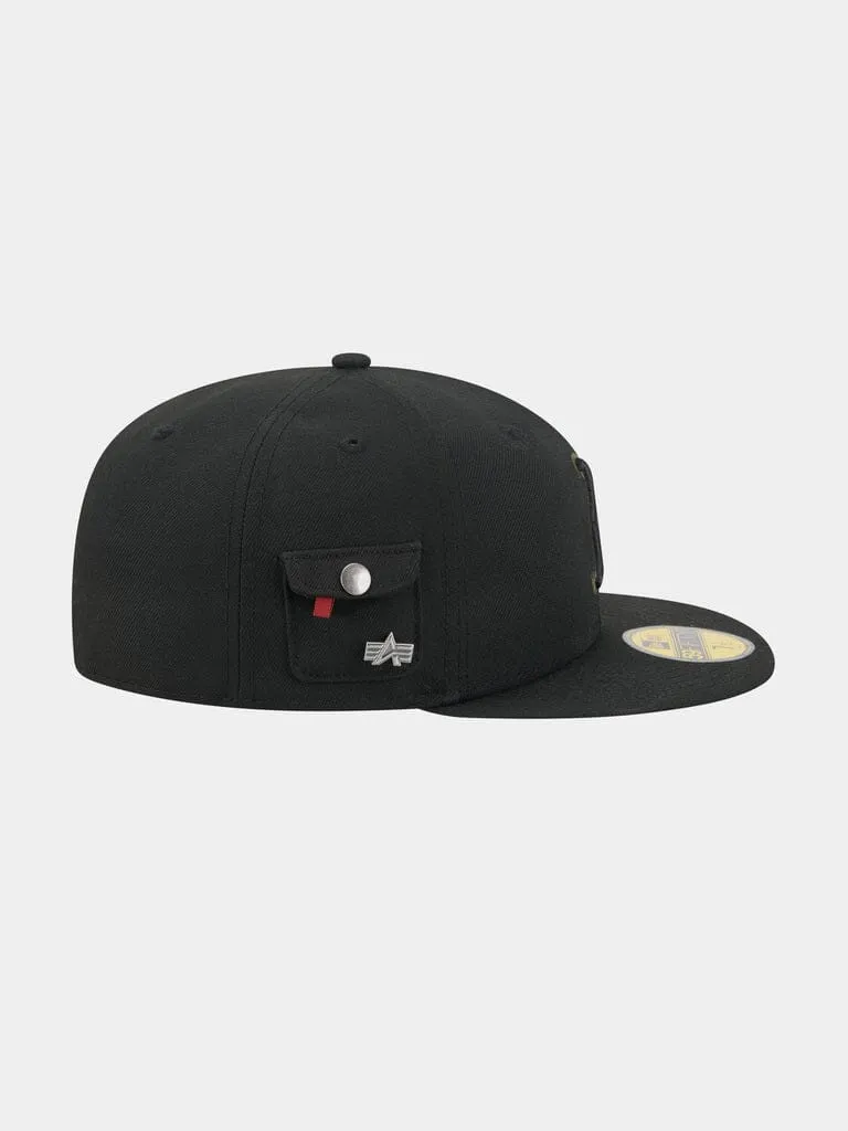 Alpha Industries 59FIFTY casquette fitted noire Red Sox