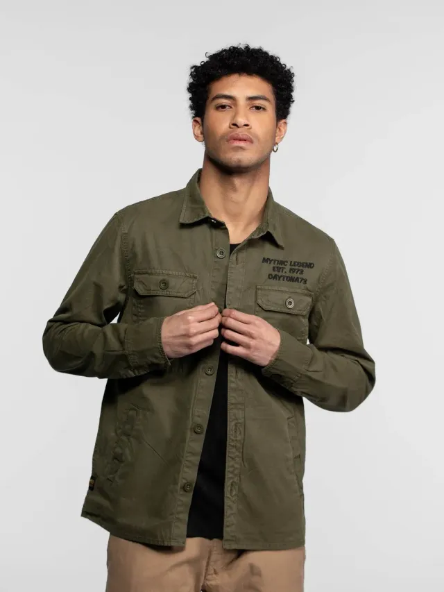 Daytona El Paso surchemise worker beige coton