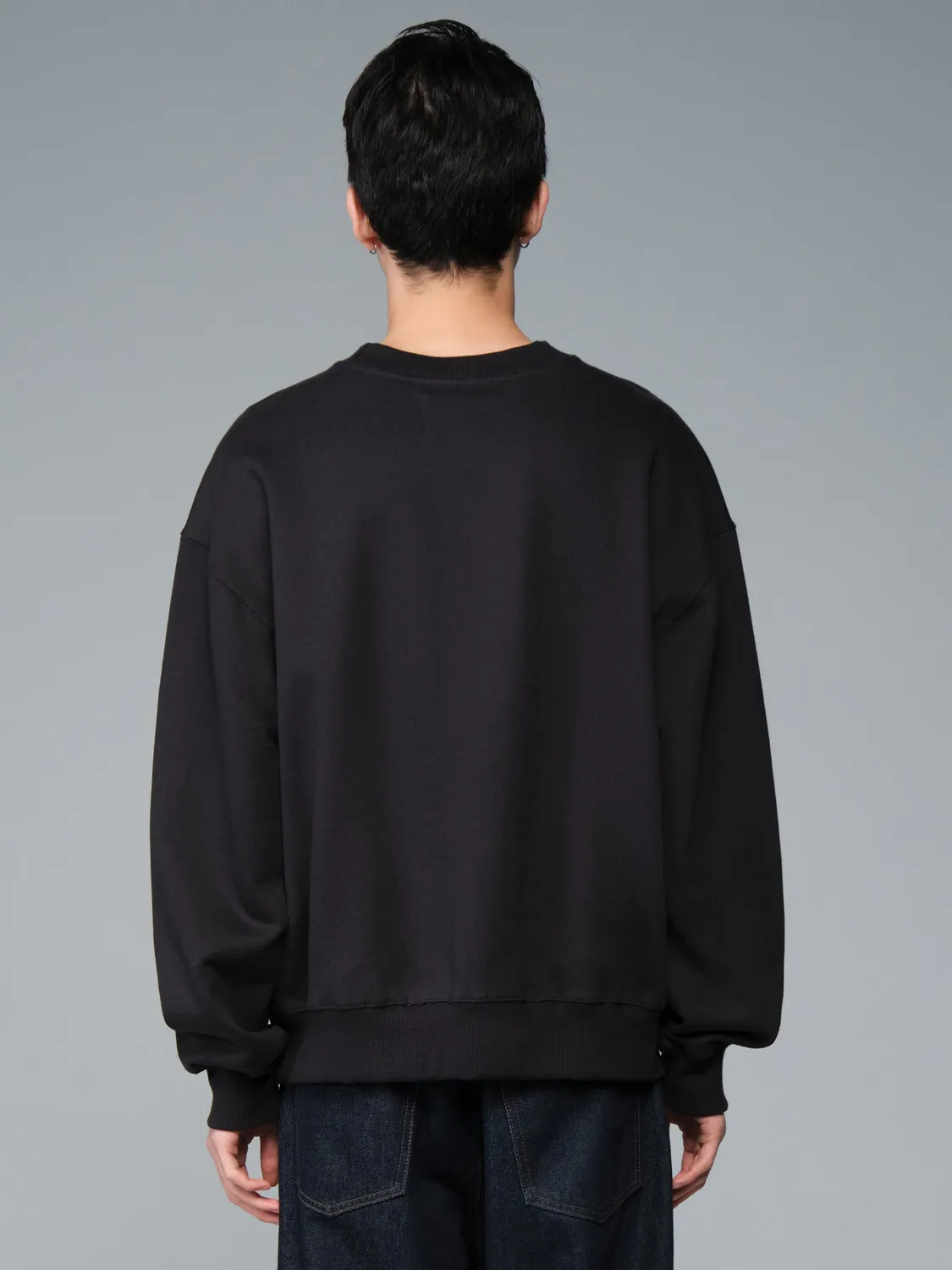 Alpha Industries NASA Galaxy Essential Crew sweat noir coton