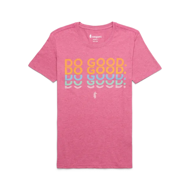 Cotopaxi Do Good Repeat T-Shirt t-shirt femme Sangria doux
