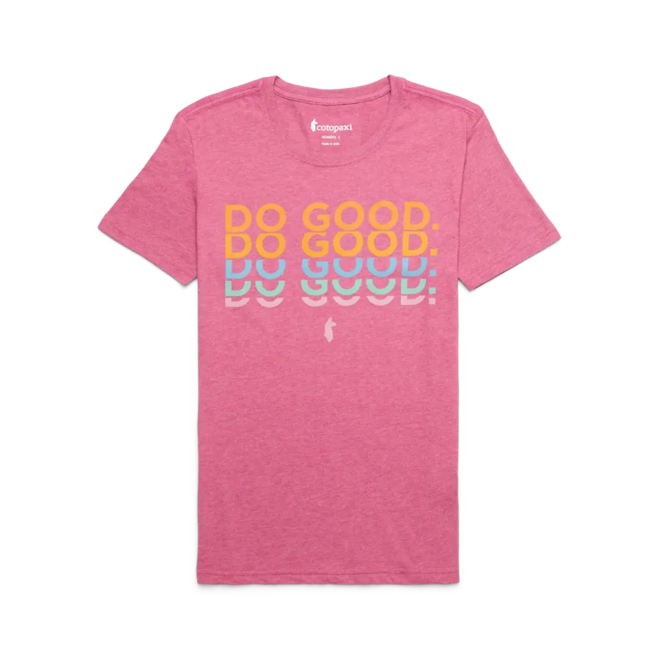 Cotopaxi Do Good Repeat T-Shirt t-shirt femme Sangria doux