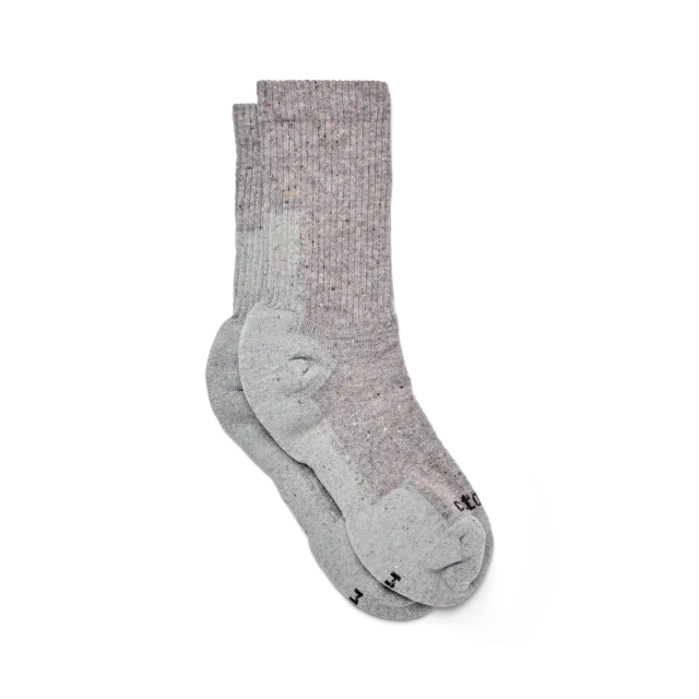 Cotopaxi Hike Crew chaussettes rayures grises laine mérinos