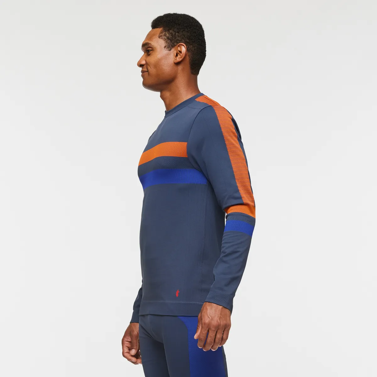 Cotopaxi Debajo Seamless Crew pull homme Black Stripes