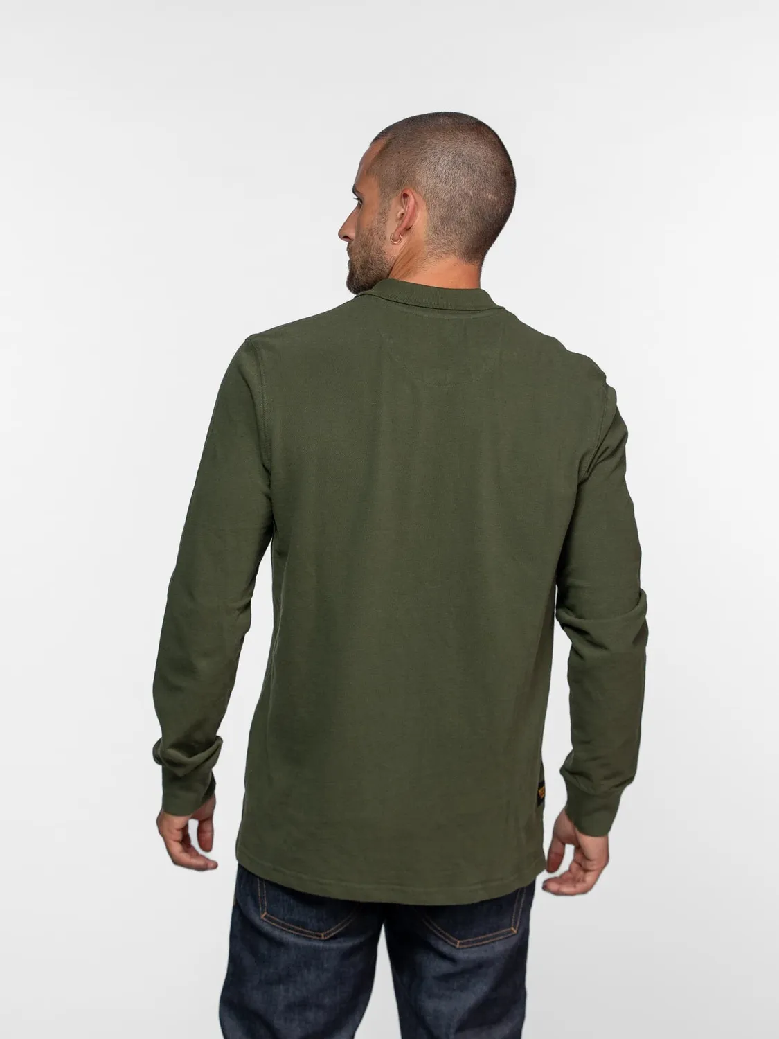 DAYTONA Curtiss polo manche longue coton piqué homme