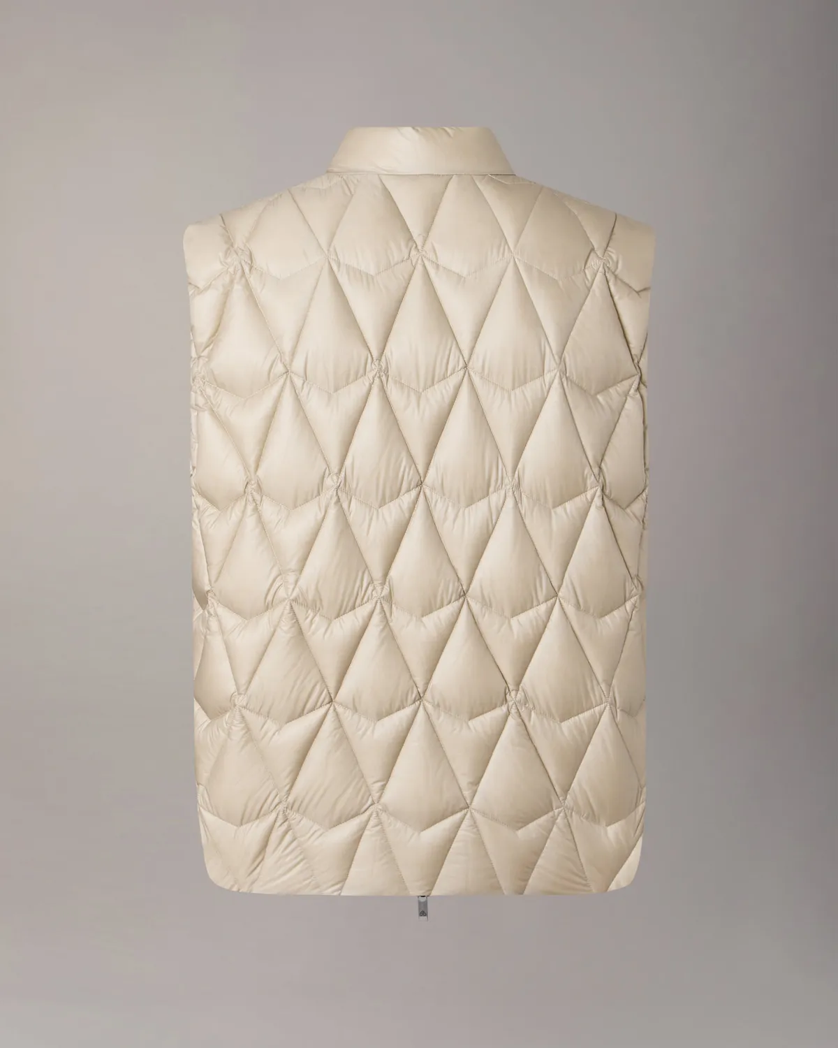 Moose Knuckles Iceberg gilet duvet alabaster matelassé