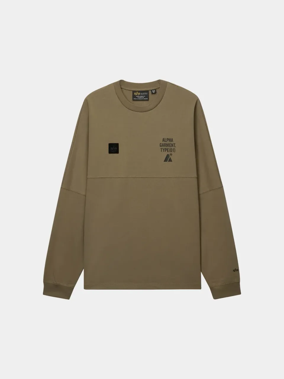 Alpha Industries UNFRM t-shirt manches longues TAN coton