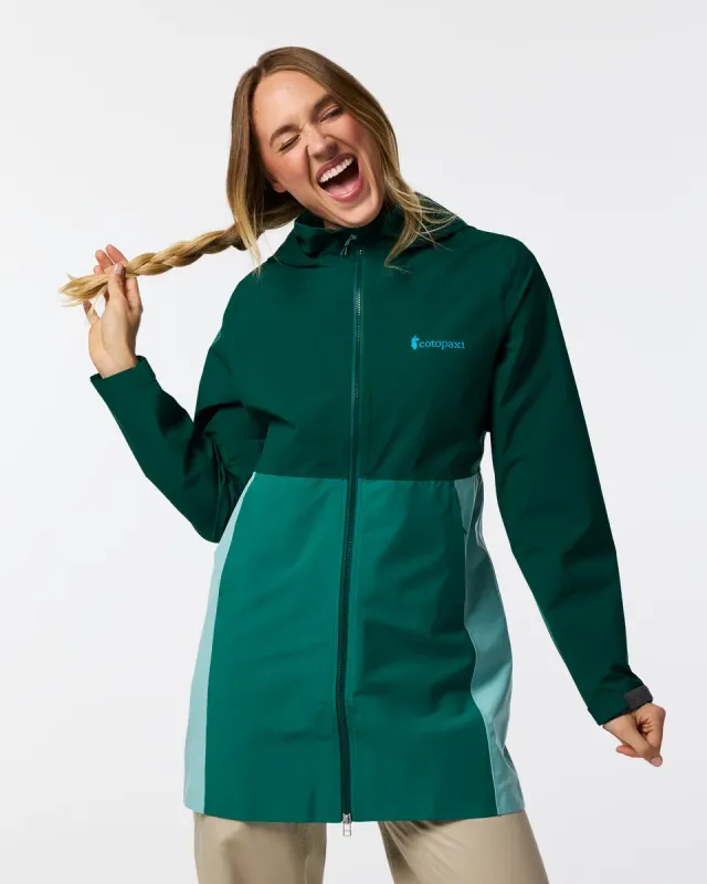 Cotopaxi Cielo Rain Trench trench femme imperméable long