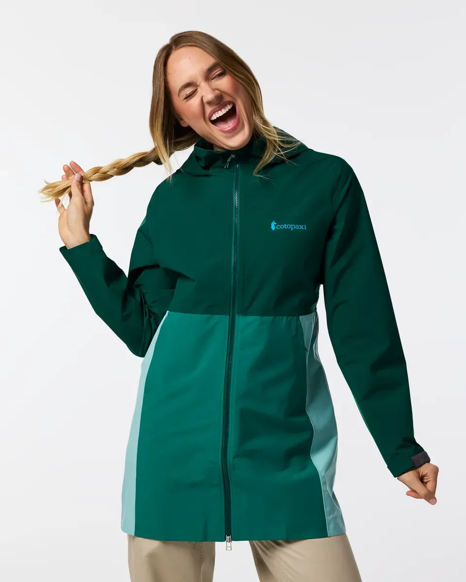 Cotopaxi Cielo Rain Trench trench femme imperméable long