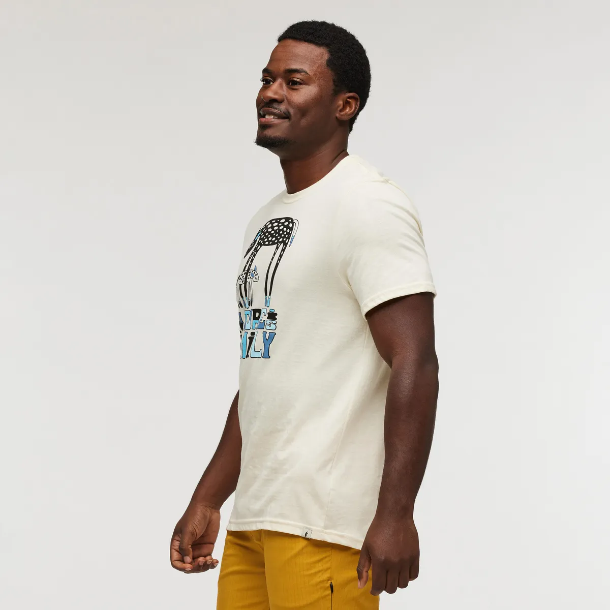 Cotopaxi Nature Is Family t-shirt homme beige coton