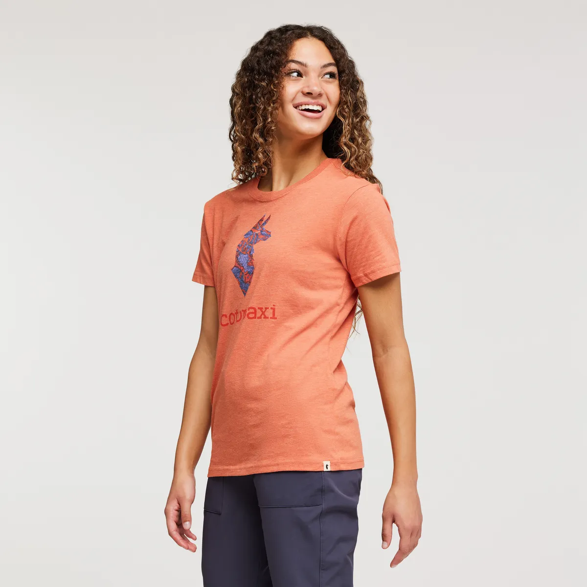 Cotopaxi Altitude Llama t-shirt femme Nectar lama kaléidoscope