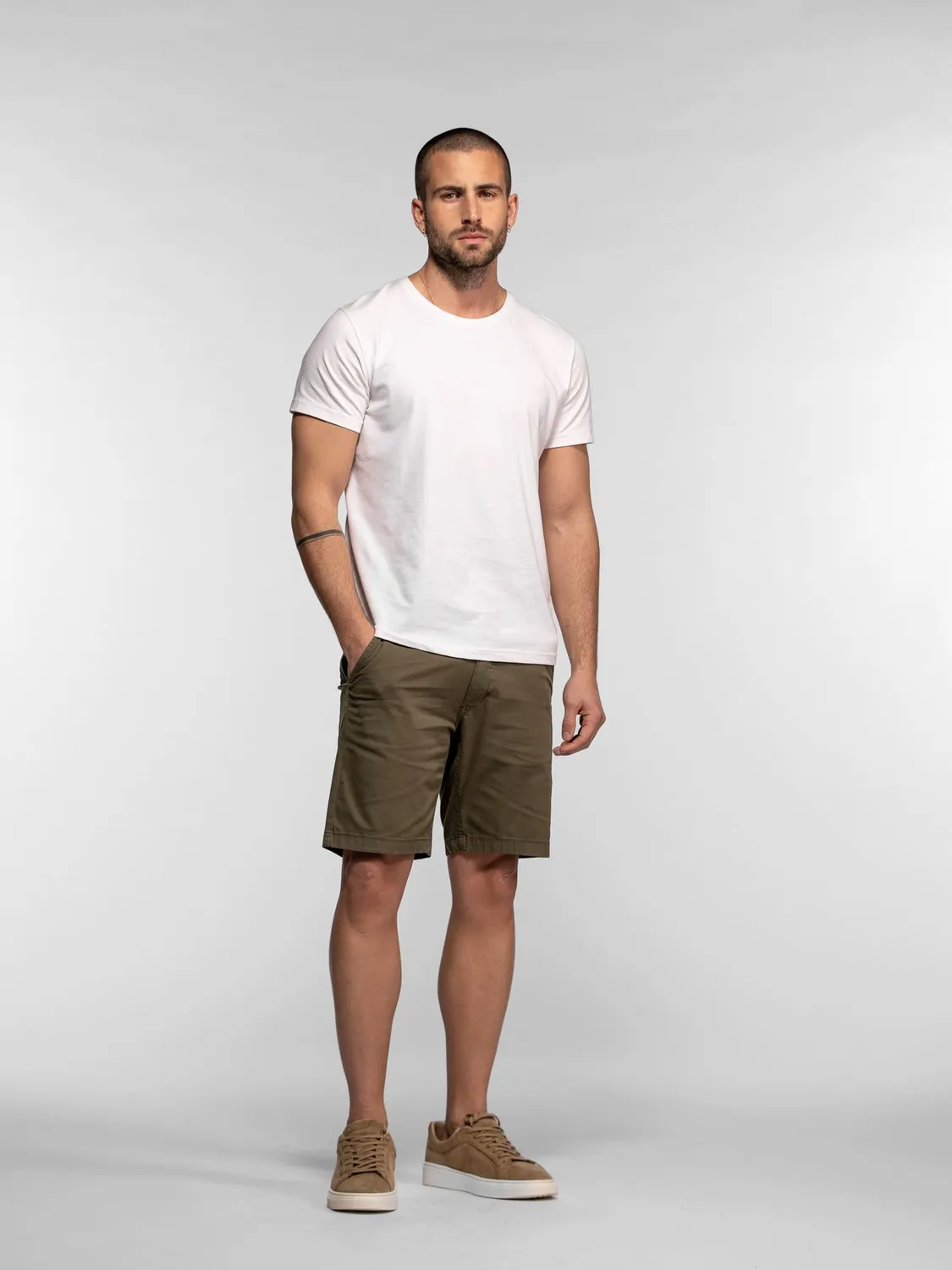 DAYTONA Juneauter short chino homme beige coton