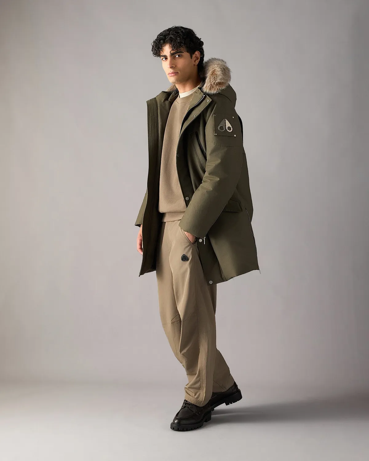 Moose Knuckles Stirling 2.0 parka bronze duvet