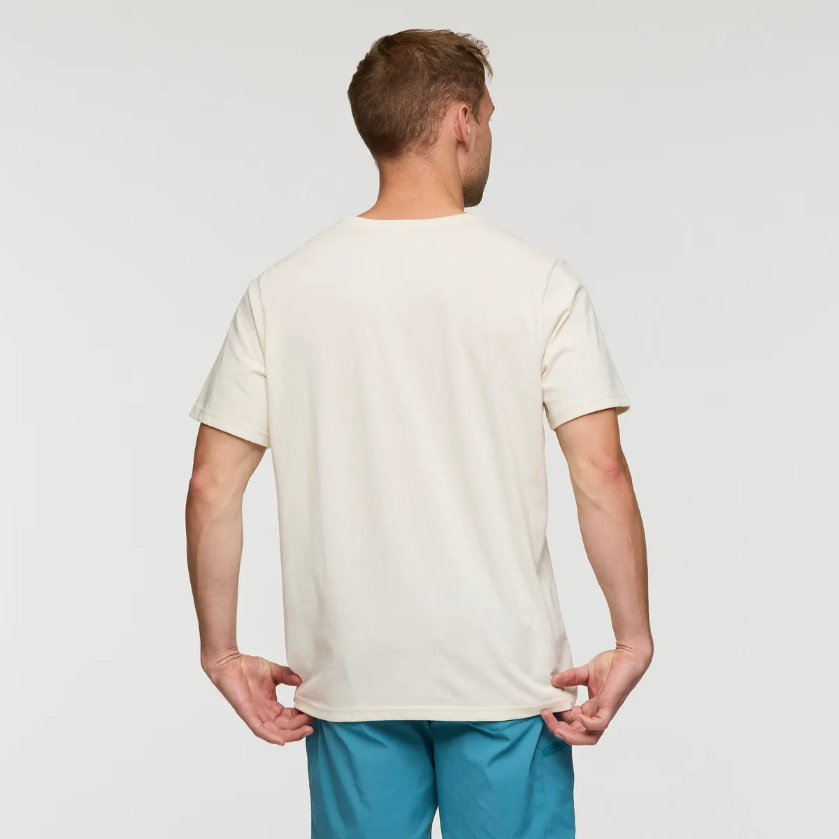 Cotopaxi Llama Block T-shirt homme Sea Spray coton bio